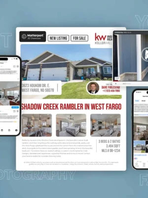 website design and real estate media design and photography in maricopa arizona