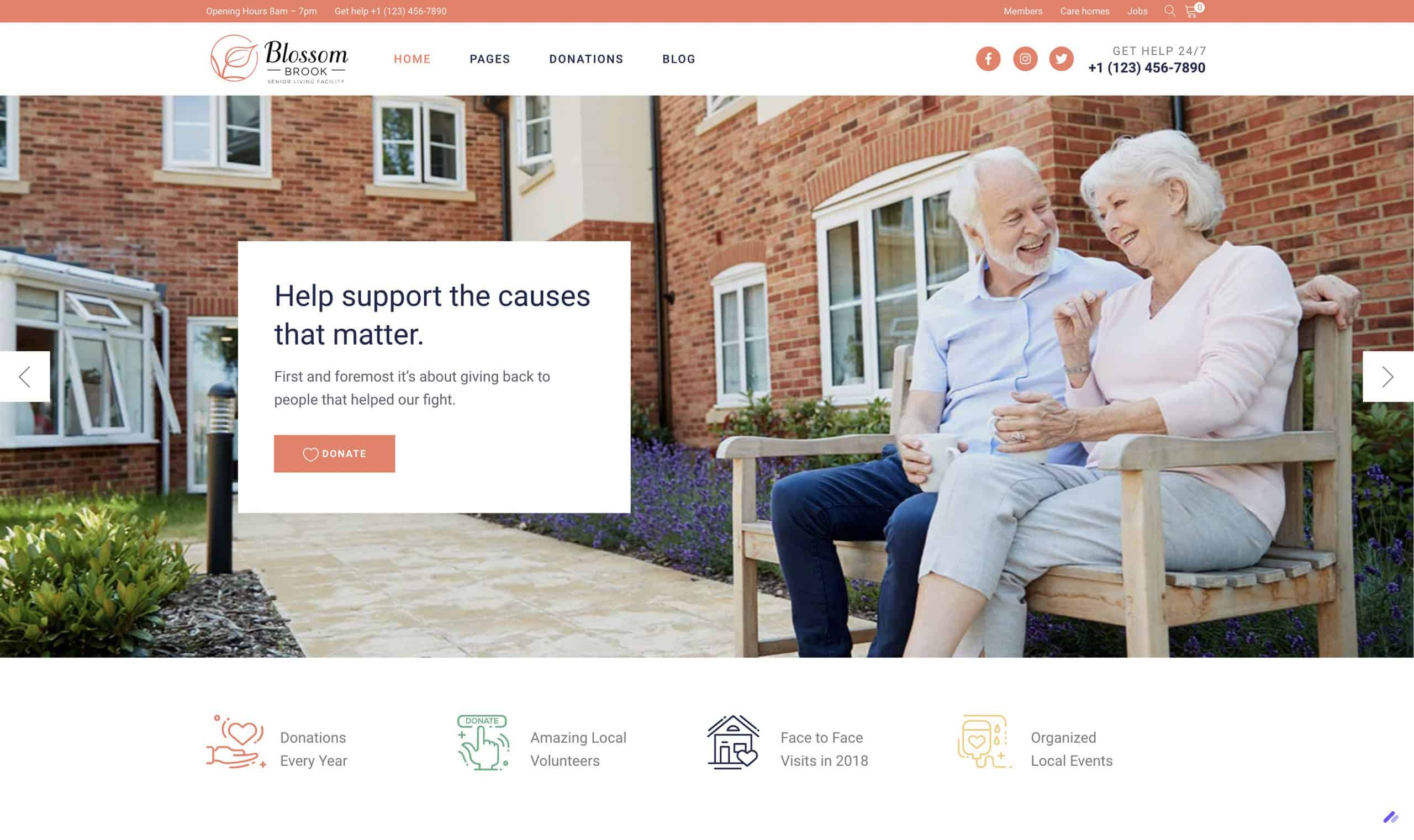 assisted living website design packages made by Wall Media Group LLC
